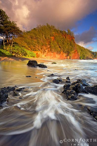 Koki Beach Sunrise 1, Hana Coast, Maui, Hawaii