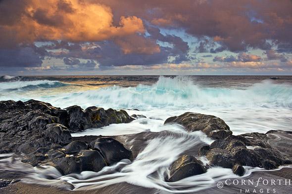 Oheo Gulch Sunset 1, Haleakala National Park, Maui, Hawaii