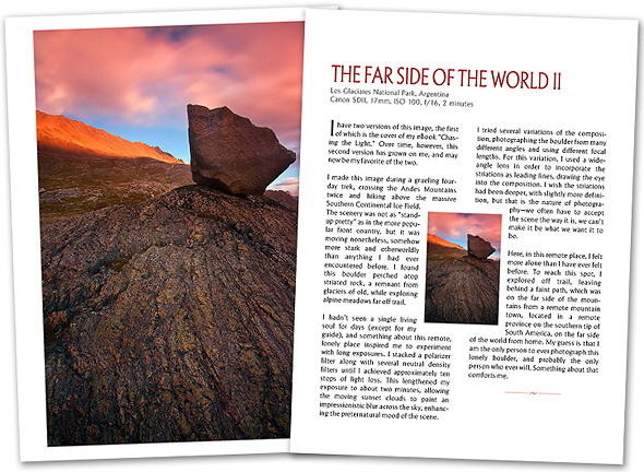 Patagonia Behind the Lens sample pages