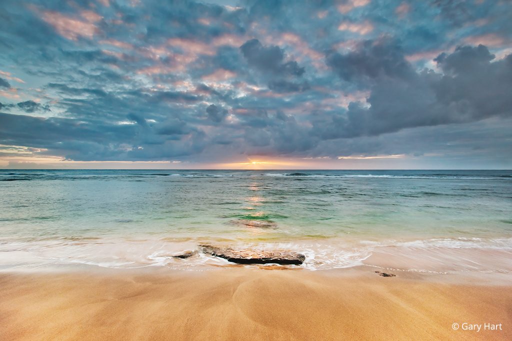 I used a Singh-Ray 3-stop reverse GND filter, which allowed me to target my filter density on this Ke’e Beach horizon in Hawaii, where it was needed most. Photo by Gary Hart