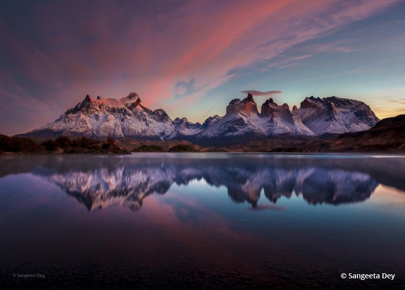 Today’s Photo Of The Day is “Morning Raga” by Sangeeta Dey. Location: Torres del Paine National Park, Chile.