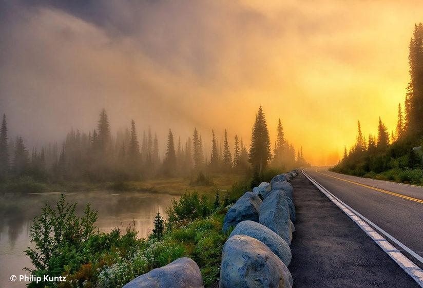 Today’s Photo Of The Day is “Into the Light” Philip Kuntz. Location: Mt. Rainier National Park, Washington.