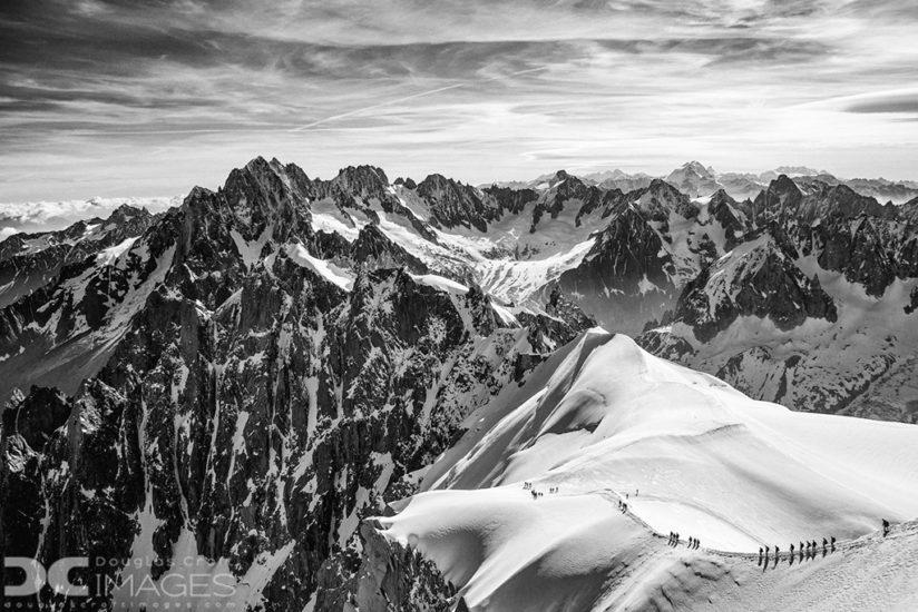 Congratulations to Douglas Croft for winning the recent Monochrome Vision Assignment with his image, “Aiguille du Midi.” 
