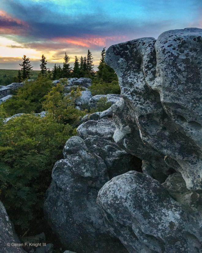 Today’s Photo Of The Day is “Sunset Over Bear Rocks” by Geren Knight III. Location: Dolly Sods Wilderness Area, West Virginia.
