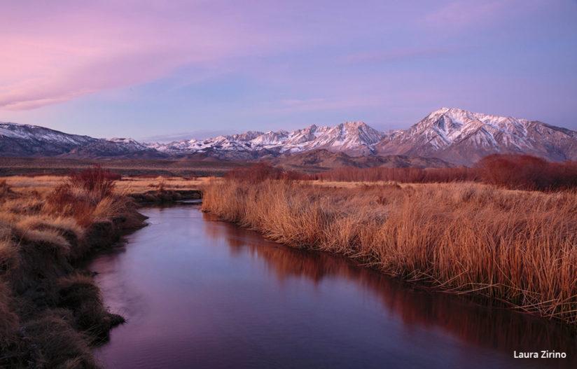 Today’s Photo Of The Day is “The Edge of Blue to Pink” by Laura Zirino. Location: Bishop, CA.