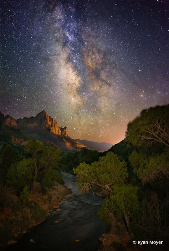 Today’s Photo Of The Day is “Galactic Watchman” by Ryan Moyer. Location: Zion National Park, Utah. 