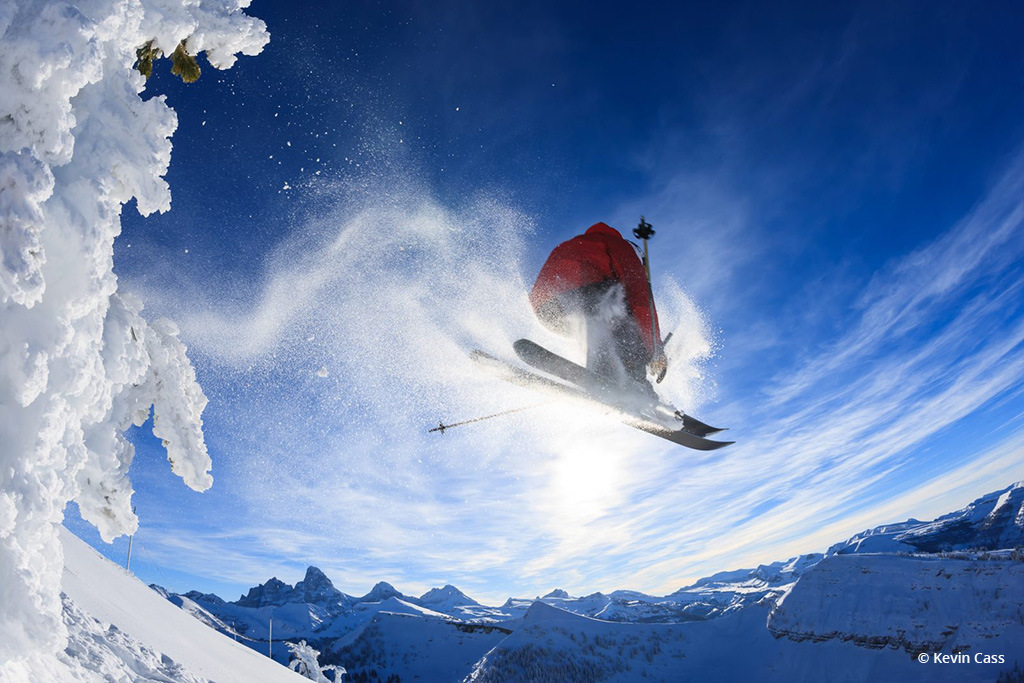 “Sunny Powder Day” by Kevin Cass