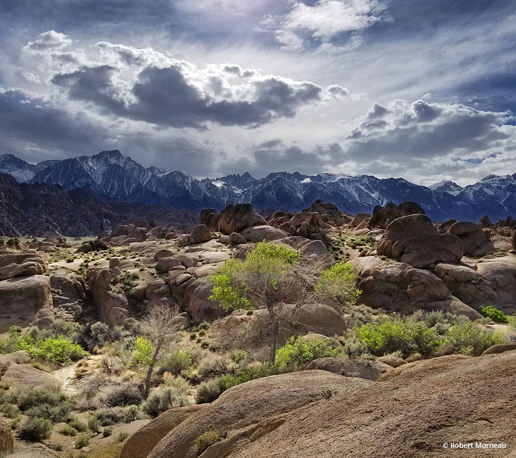 “Mt. Whitney and Alabama Hills” by Robert Morneau