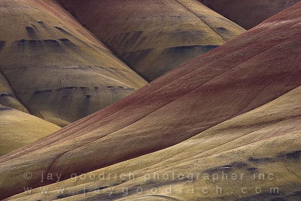 The Painted Hills Before Any Adjustments by Jay Goodrich