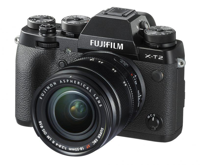 The Fujifilm X-T2 is a 24-megapixel, APS-C sensor mirrorless camera with weather-sealing for outdoor use.