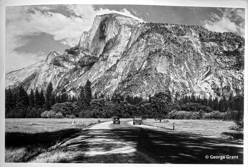 Half Dome, July 11, 1931. Photo by George Grant